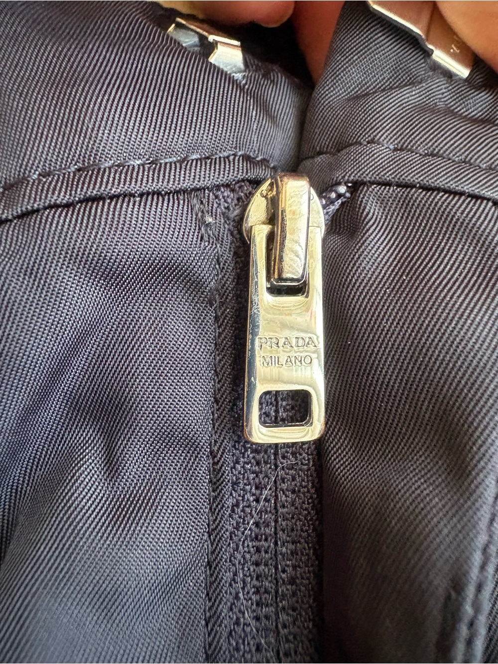 Prada Black Nylon Cargo Bermuda Shorts - Picture 6 of 8